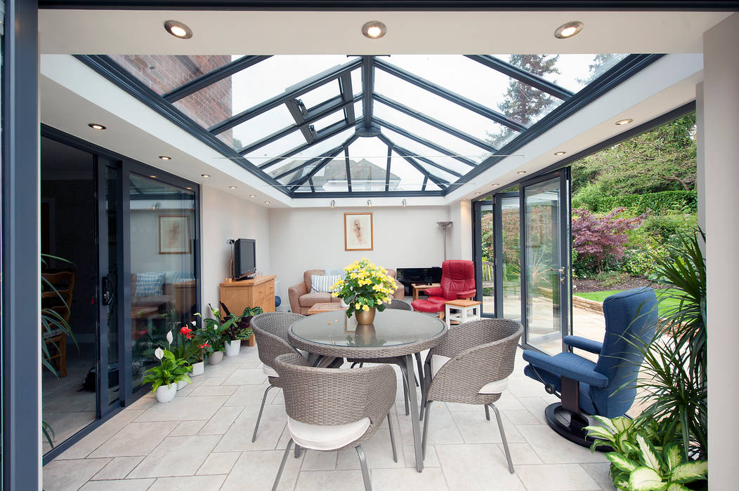 Modern Garden Room homify Modern conservatory