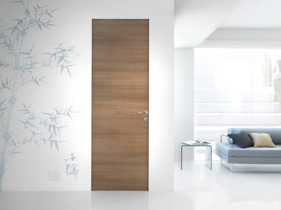 Modello demetra - finitura laminato millerighe brown PIETRELLI PORTE Porte Porte