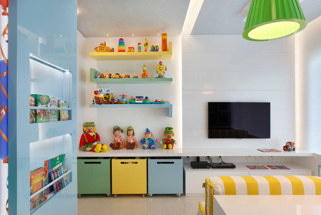 Casa de luxo na Barra da Tijuca, Leila Dionizios Arquitetura e Luminotécnica Leila Dionizios Arquitetura e Luminotécnica Stanza dei bambini moderna