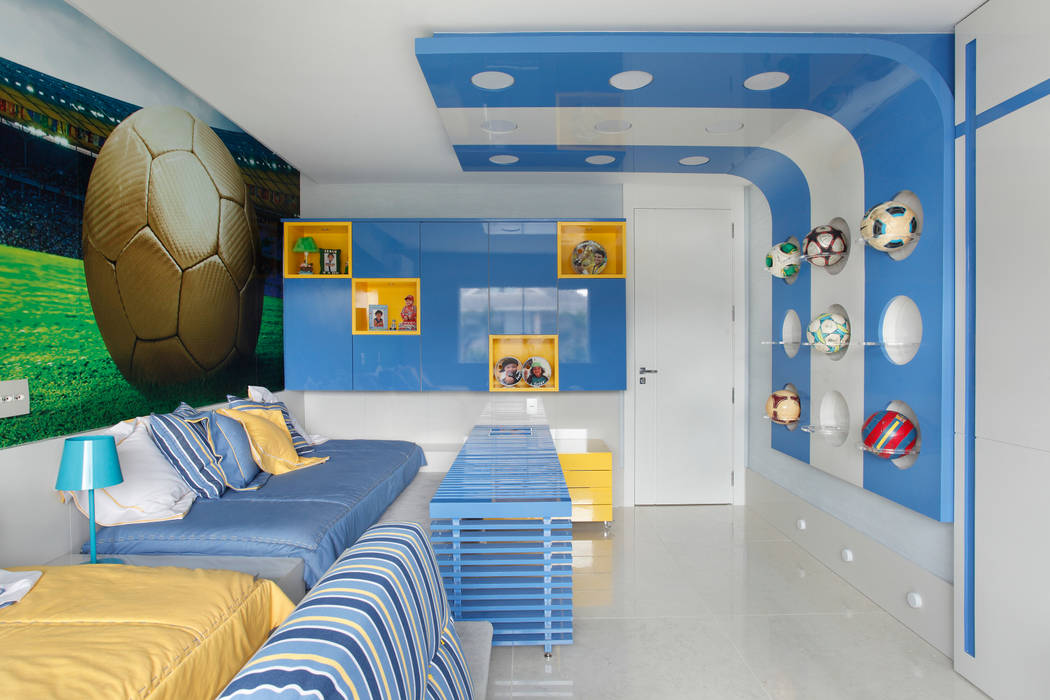 Casa de luxo na Barra da Tijuca, Leila Dionizios Arquitetura e Luminotécnica Leila Dionizios Arquitetura e Luminotécnica Modern nursery/kids room