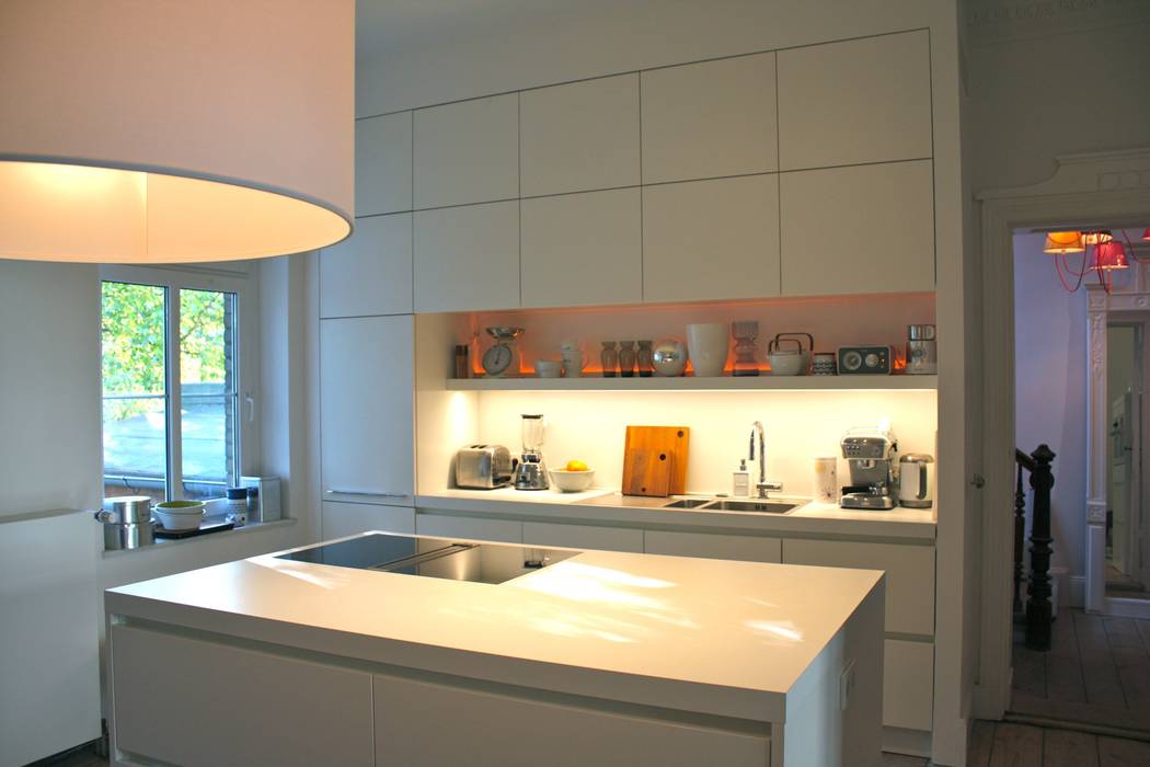 Die Weisse Kuche In Berlin Minimalistische Kuchen Von Sindern Kuchen Gmbh Minimalistisch Homify