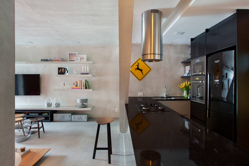 MM apartment, Studio ro+ca Studio ro+ca Industrial style kitchen