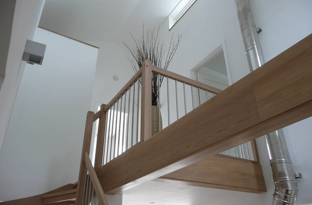 Potters Bank, Durham, MWE Architects MWE Architects Modern Corridor, Hallway and Staircase