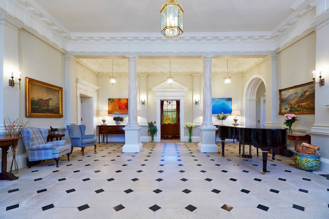 Georgian Country House, Etons of Bath Etons of Bath Classic style corridor, hallway and stairs