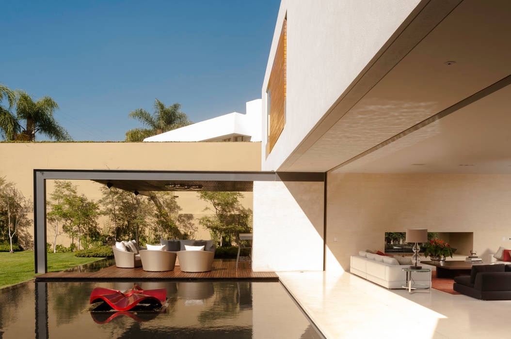 Casa SJ, Gantous Arquitectos Gantous Arquitectos Balcones y terrazas de estilo moderno