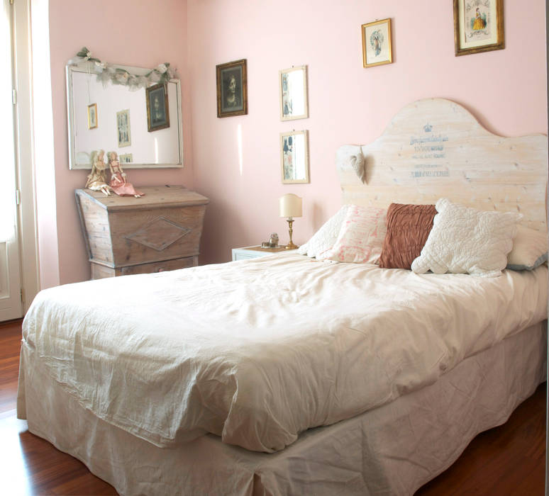 Home Relooking in stile Shabby Chic, Cinzia Corbetta Cinzia Corbetta غرفة نوم