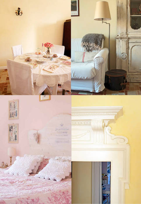 Home Relooking in stile Shabby Chic, Cinzia Corbetta Cinzia Corbetta Fenêtres & Portes classiques