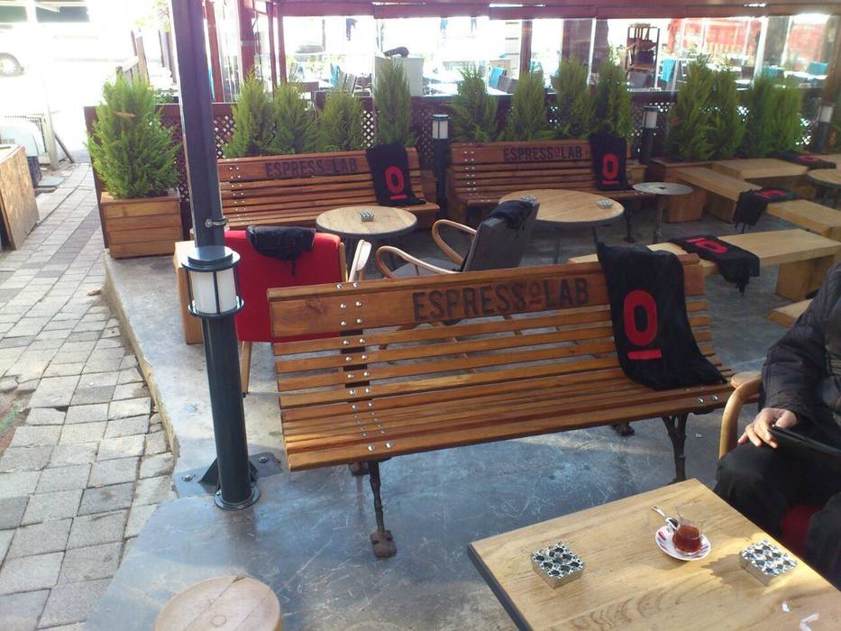 ESPRESSOLAB BAHÇE OTURMA BANKI, AĞAÇ EV MOBİLYA PEYZAJ LTD. ŞTİ. AĞAÇ EV MOBİLYA PEYZAJ LTD. ŞTİ. Patios & Decks Furniture