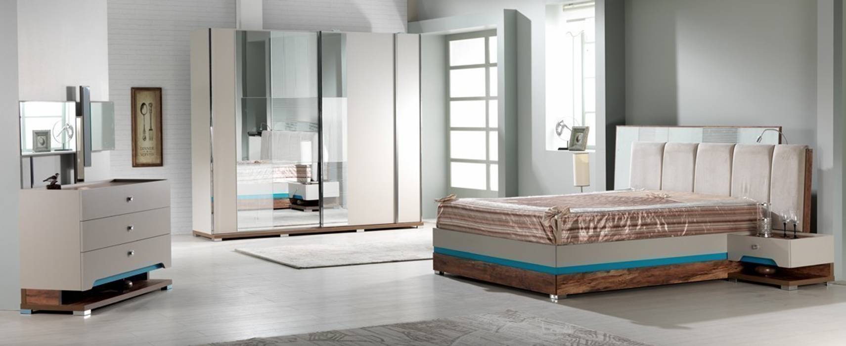 Via Yatak Odası Serhat Mobilya Modern Yatak Odası Yataklar & Yatak Başları