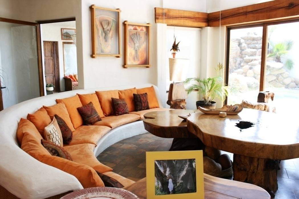 Casa Santa Fe, Cenquizqui Cenquizqui Rustic style living room Accessories & decoration