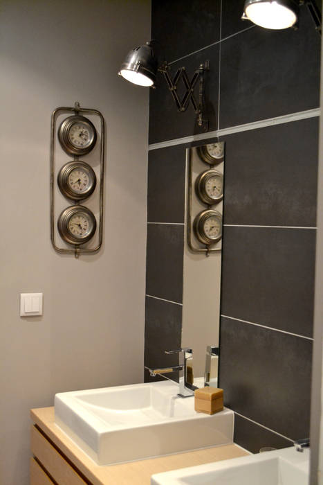 Maison L, Courants Libres Courants Libres Industrial style bathrooms