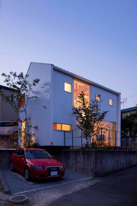 生駒の家 House in Ikoma, arbol arbol Casas estilo moderno: ideas, arquitectura e imágenes