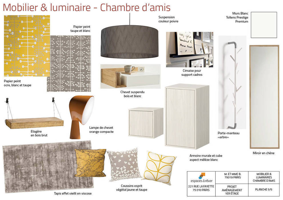 Planche Ambiance Chambre D Ami Espaces A Rever Chambre Moderne Homify
