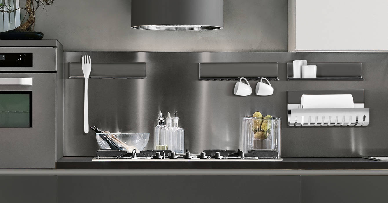 Magnetika kitchen - Caren collection Ronda Design Minimalistische keukens Accessoires & textiel