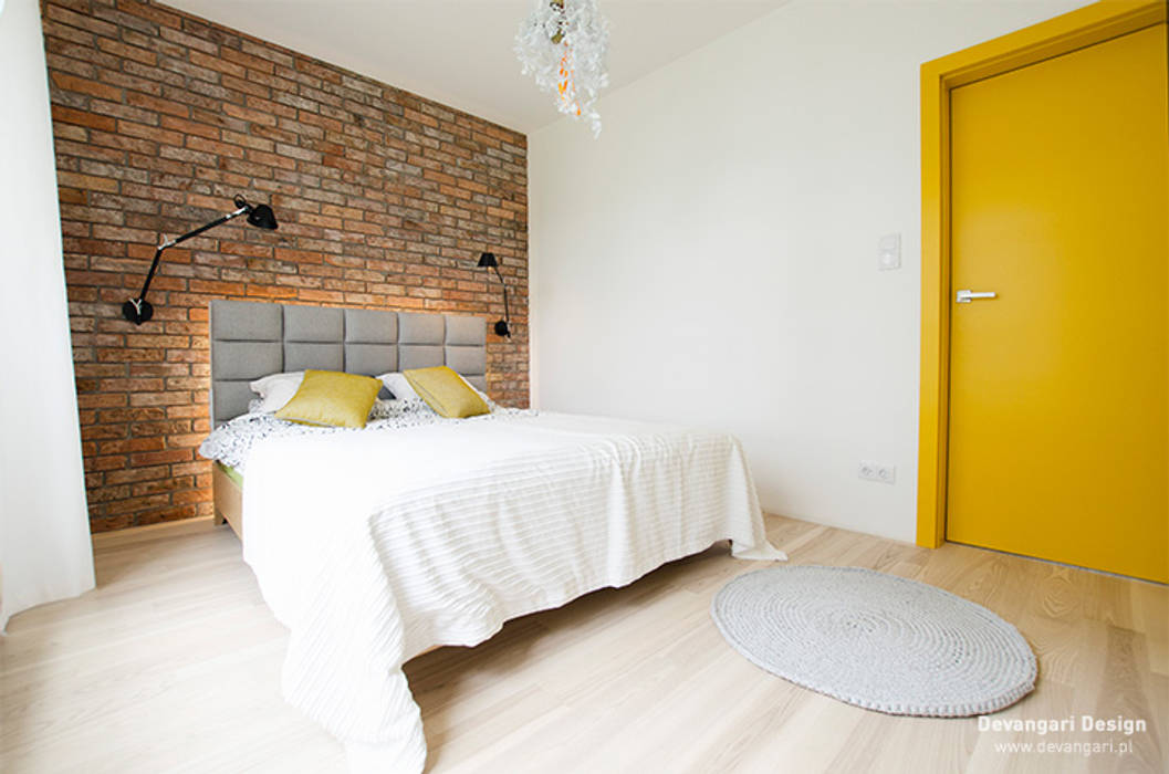 Mieszkanie Wilanów, Devangari Design Devangari Design Chambre scandinave