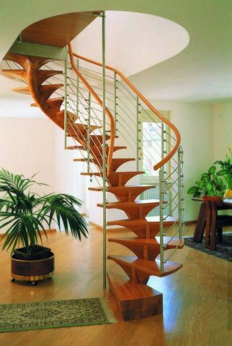 homify Modern Corridor, Hallway and Staircase