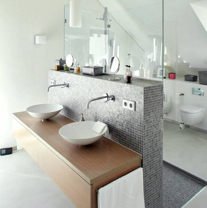 Inspirationen Bad/WC, trend group trend group Modern style bathrooms Tiles