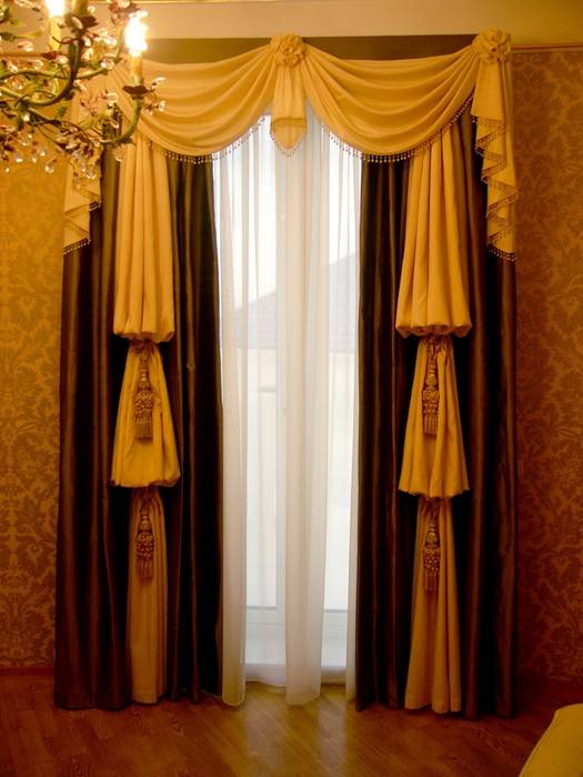 Дом на берегу моря, Prosperity Prosperity Colonial style windows & doors Curtains & drapes