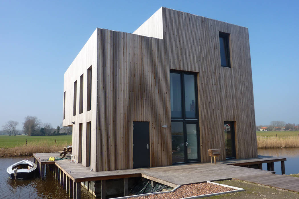 Woning te Leeuwarden, Dorenbos Architekten bv Dorenbos Architekten bv Дома в стиле модерн