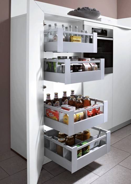 Praktisch. bequem. lagern. – hochschrank mit innenschubläden designwerk