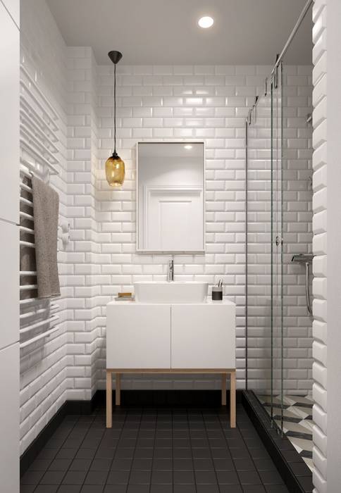 ИНТЕРЬЕР VA, INT2architecture INT2architecture Scandinavian style bathroom