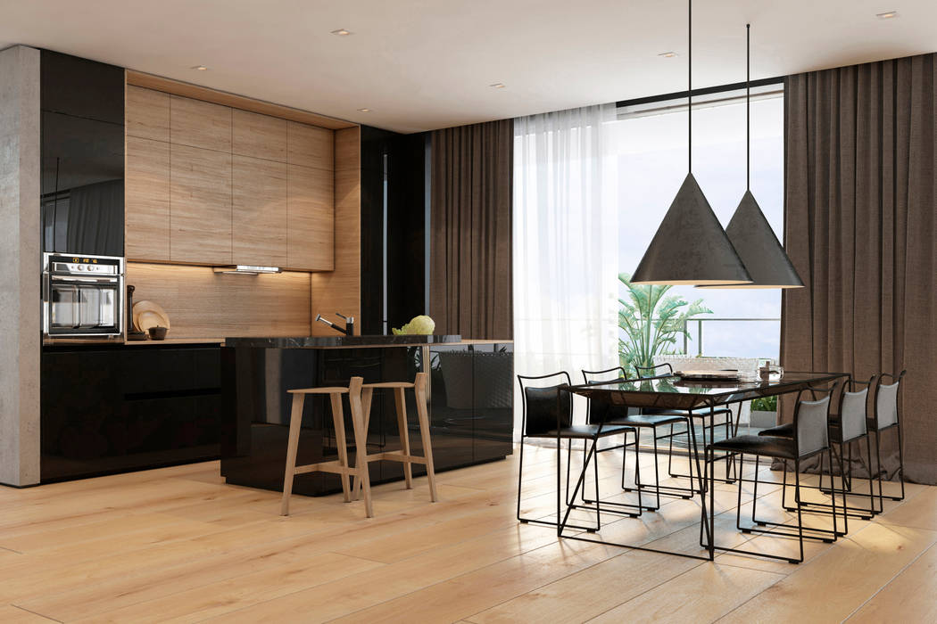 Tel Aviv apartment, Diff.Studio Diff.Studio غرفة المعيشة