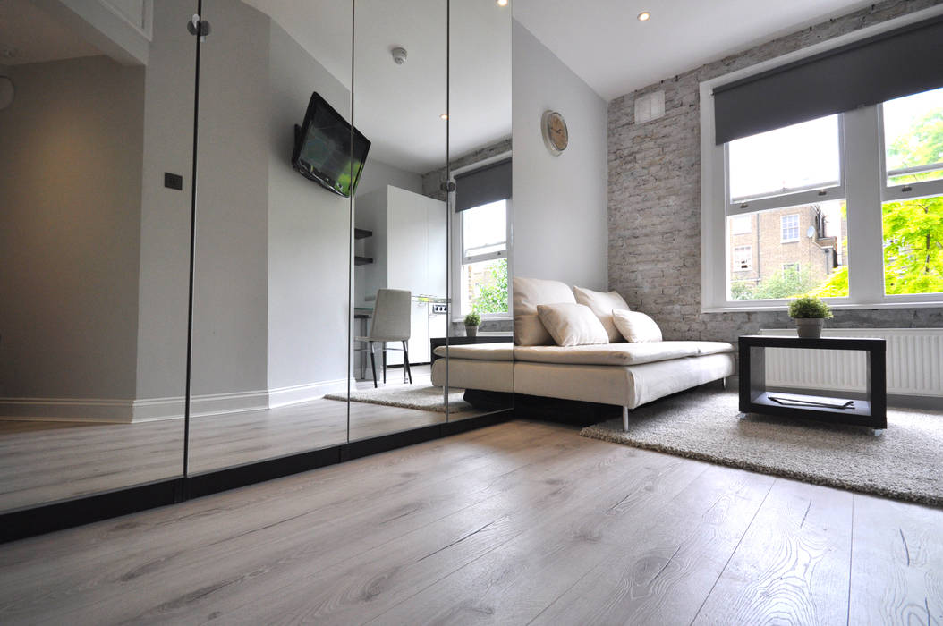 Apartments in Nothing Hill, London Pergo 客廳