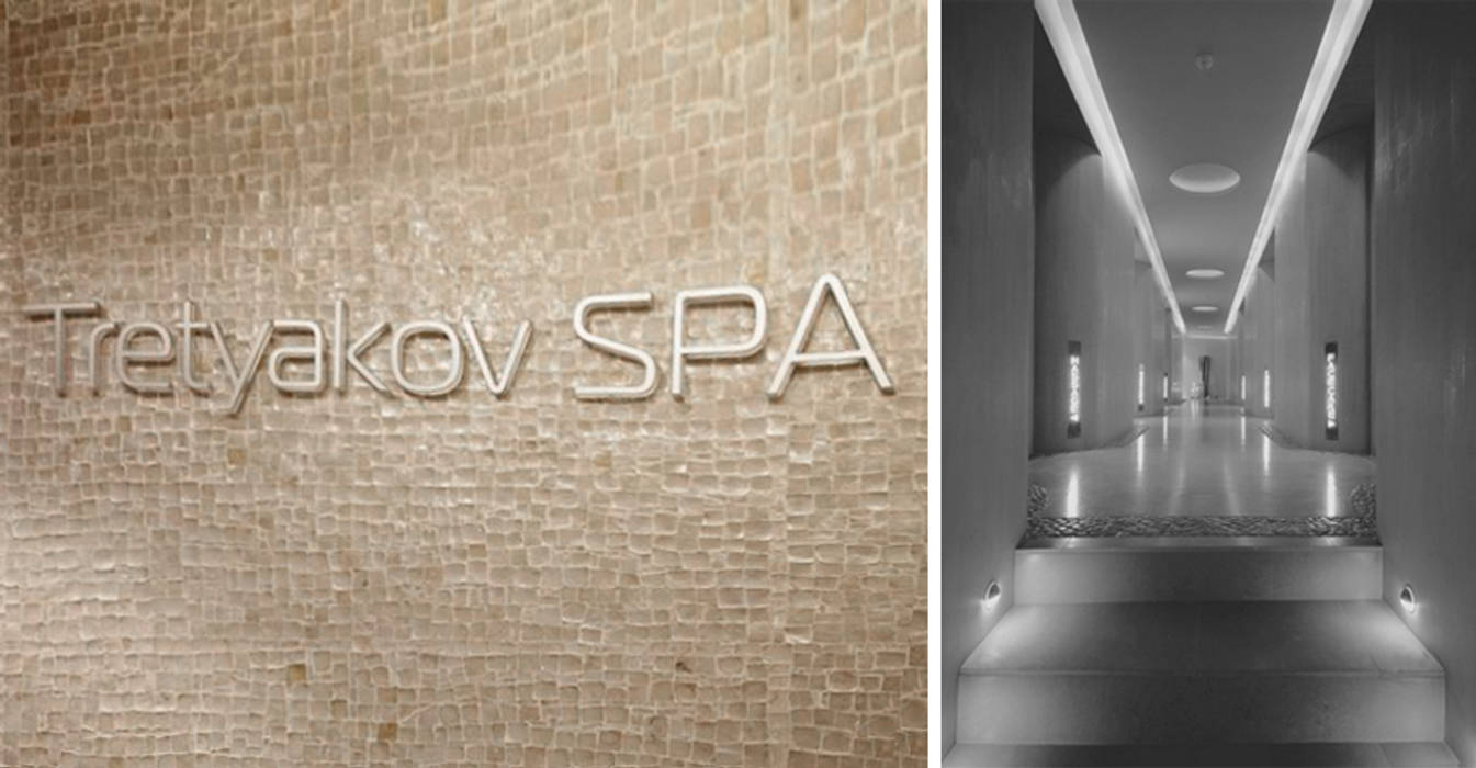 MOSCOU TRETYAKOV SPA KTL Interiors by Kareen Trager-Lewis Espaces commerciaux Hôtels