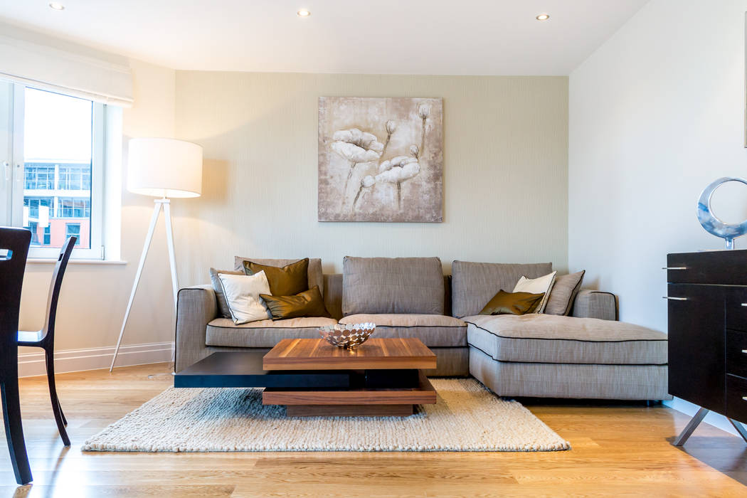 L-shaped sofa In:Style Direct Salas de estar modernas