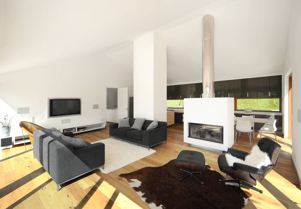 Hinang, Carlos Zwick Architekten Carlos Zwick Architekten Modern living room