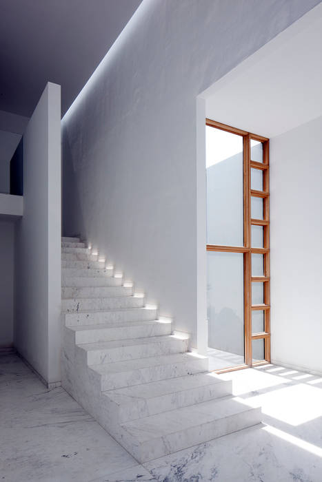 CASA AR, Lucio Muniain et al Lucio Muniain et al Коридор, прихожая и лестница в стиле минимализм