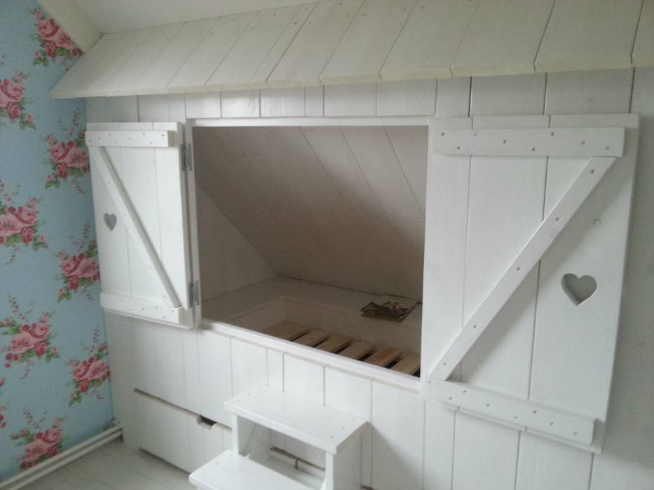 bedstee en kast, klauterkamer klauterkamer Nursery/kid’s room Beds & cribs