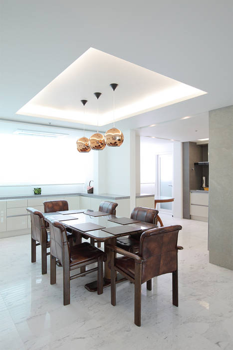 일산 강선마을 벽산아파트 58평형, MID 먹줄 MID 먹줄 Modern dining room