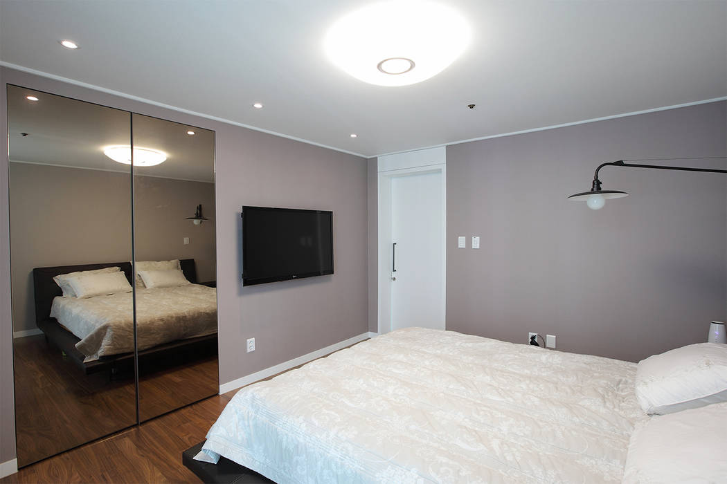 일산 강선마을 벽산아파트 58평형, MID 먹줄 MID 먹줄 Modern Bedroom