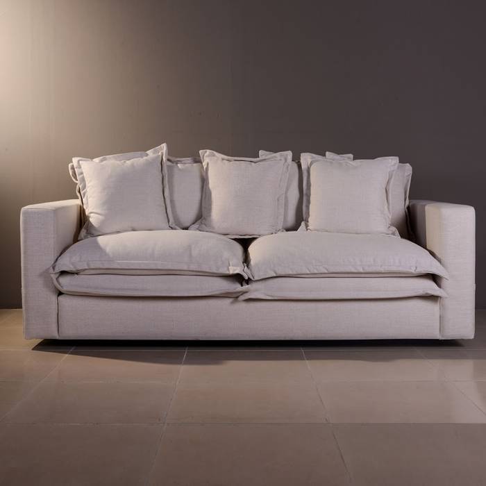 Sofa Ecko Nubia Blanco homify Salones clásicos Salas y sillones