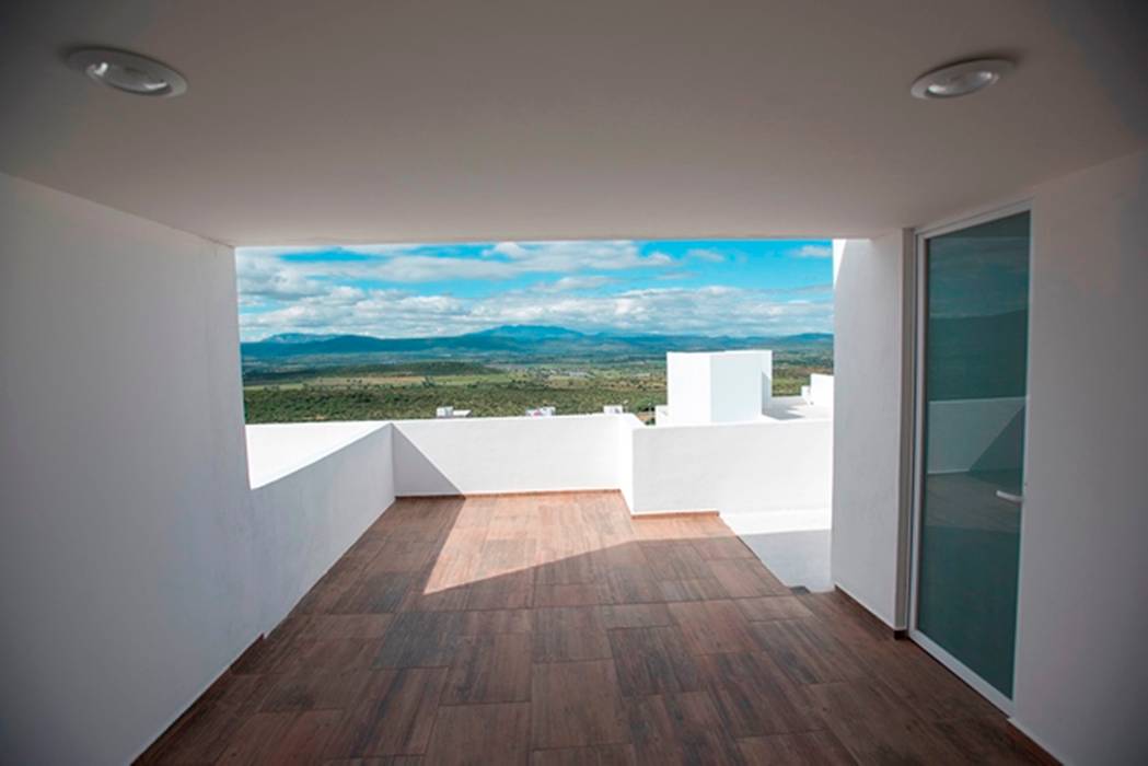 Roof Garden JF ARQUITECTOS Balcones y terrazas minimalistas