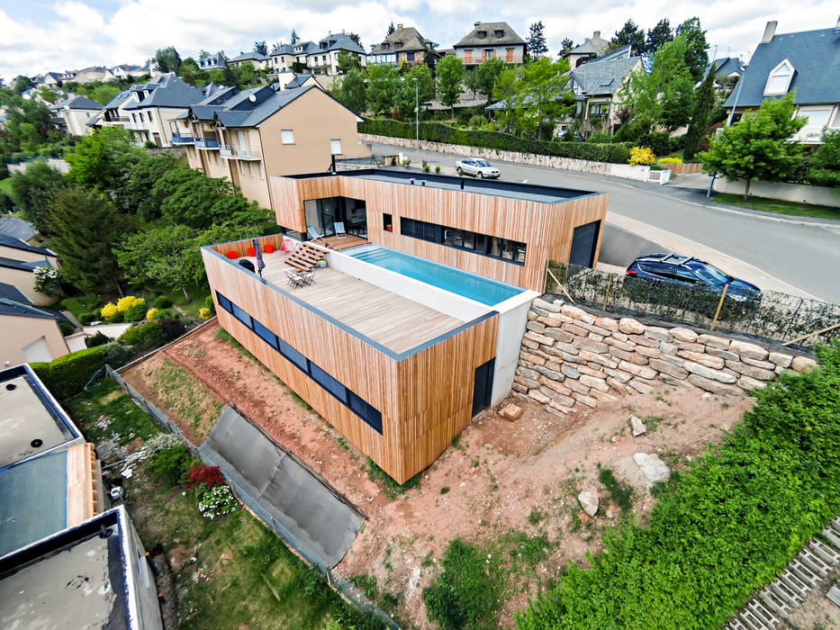 MAISON CARDAILLAC, Hugues Tournier Architecte Hugues Tournier Architecte Casas de estilo minimalista