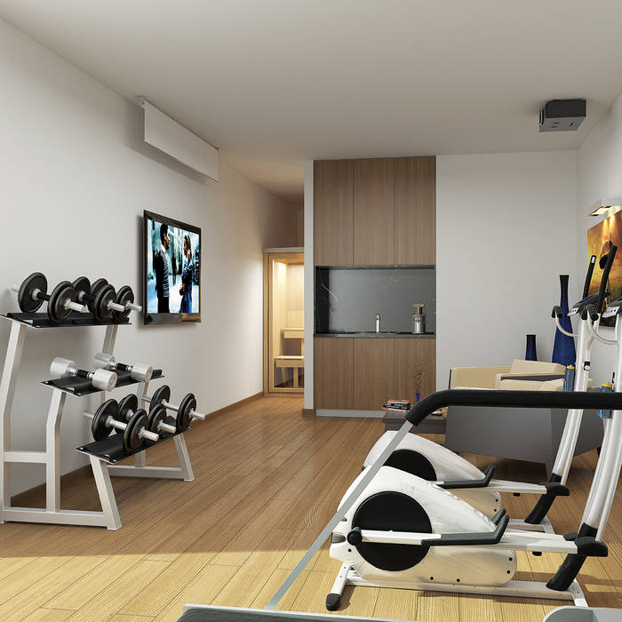 Novo Maison Bodrum, ARTHUR&MILLER ARTHUR&MILLER Modern Fitness Odası