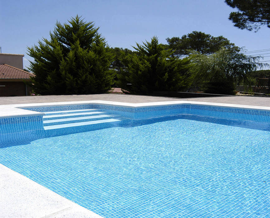 Piscina color mosaico RENOLIT ALKORPLAN3000 RENOLIT ALKORPLAN Piscinas de estilo minimalista