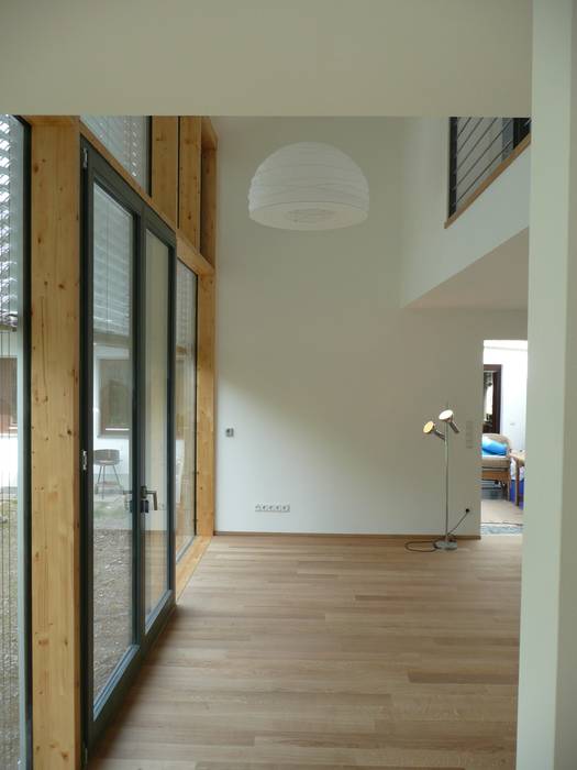 Haus S, waldorfplan architekten waldorfplan architekten 现代客厅設計點子、靈感 & 圖片