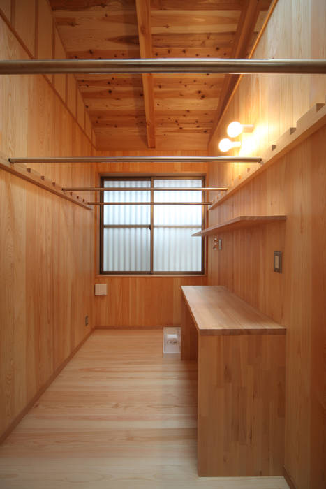 洗濯室 青木昌則建築研究所 和風デザインの 多目的室