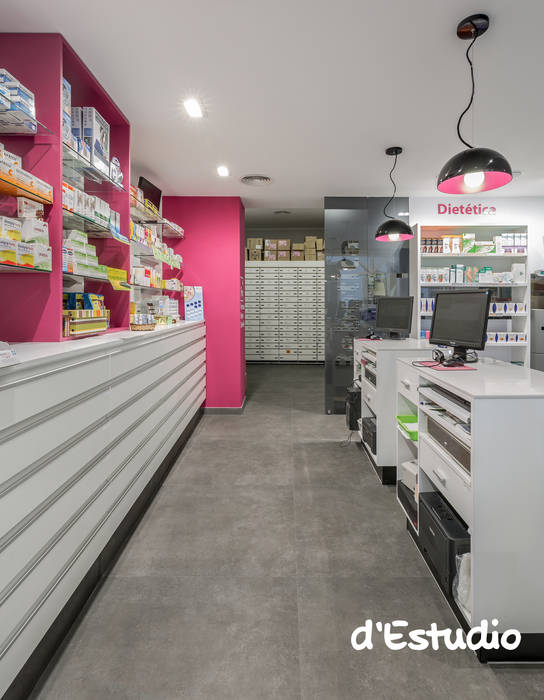 Farmacia Mayor Xirivella, Destudio Arquitectura Destudio Arquitectura Gewerbeflächen Ladenflächen