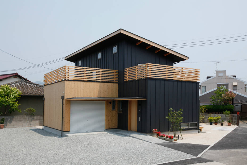House of Tagawa, 有限会社クリエデザイン／CRÉER DESIGN Ltd. 有限会社クリエデザイン／CRÉER DESIGN Ltd. Modern Houses