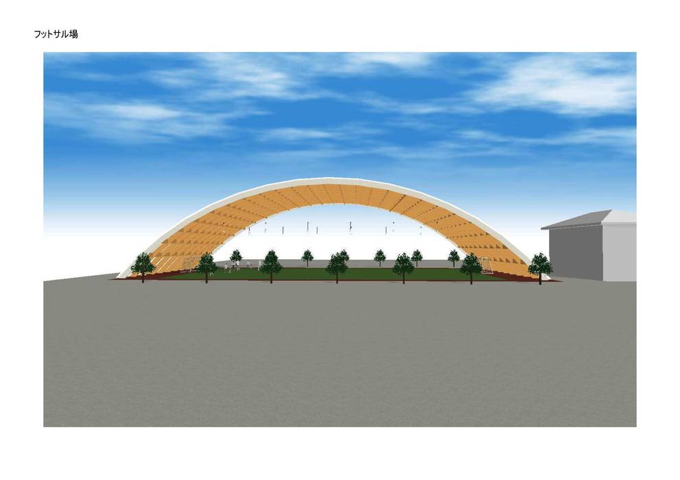 フットサルコート, IROHA ARCHITECTS DESIGN OFFICE IROHA ARCHITECTS DESIGN OFFICE พื้นที่เชิงพาณิชย์ Stadiums