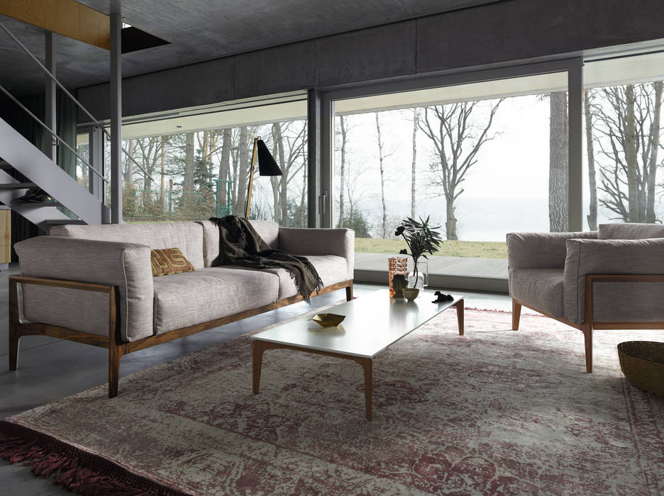 Cor, Zimmermanns Kreatives Wohnen Zimmermanns Kreatives Wohnen Eclectic style living room Textile Amber/Gold Sofas & armchairs