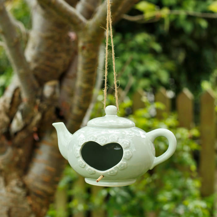 Teapot Bird Feeder ELLA JAMES Garden Accessories & decoration