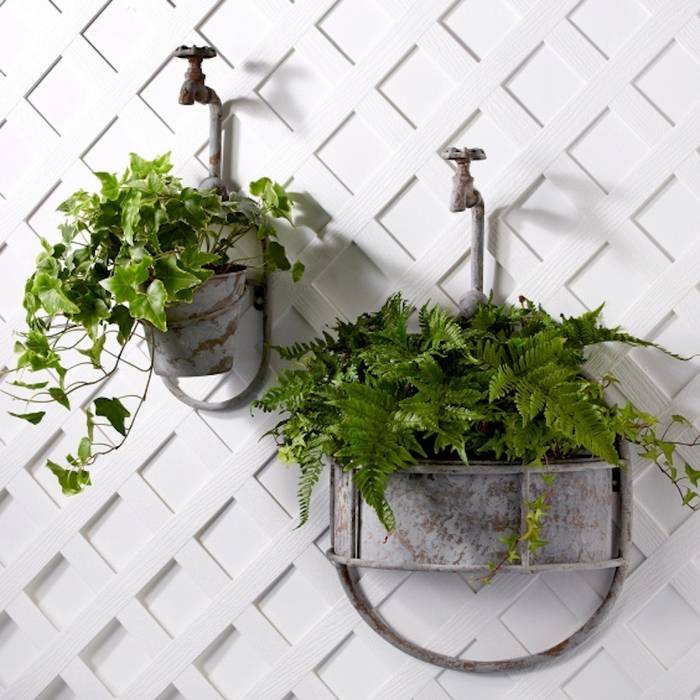 Hanging Vintage Garden Tap Planter ELLA JAMES Сад в классическом стиле Аксессуары и декор