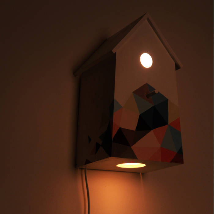 Birdhouse lamp “Bee’s dream”, NOBOBOBO NOBOBOBO Scandinavian style nursery/kids room Lighting