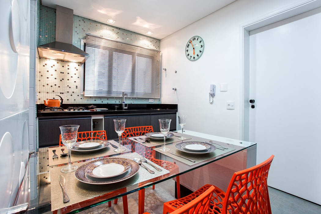 Apartamento Chácara Klabin (SP), Amanda Pinheiro Design de interiores Amanda Pinheiro Design de interiores Cocinas de estilo moderno