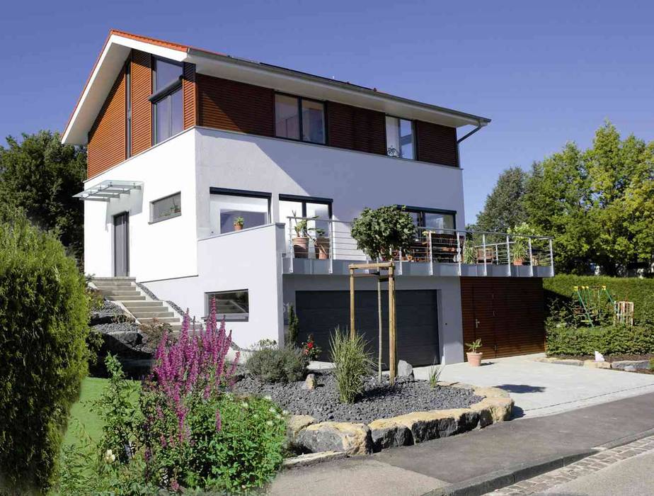 Anspruchsvolle architektur für die stadt moderne häuser